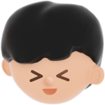 3D Simple Young Boy Head 